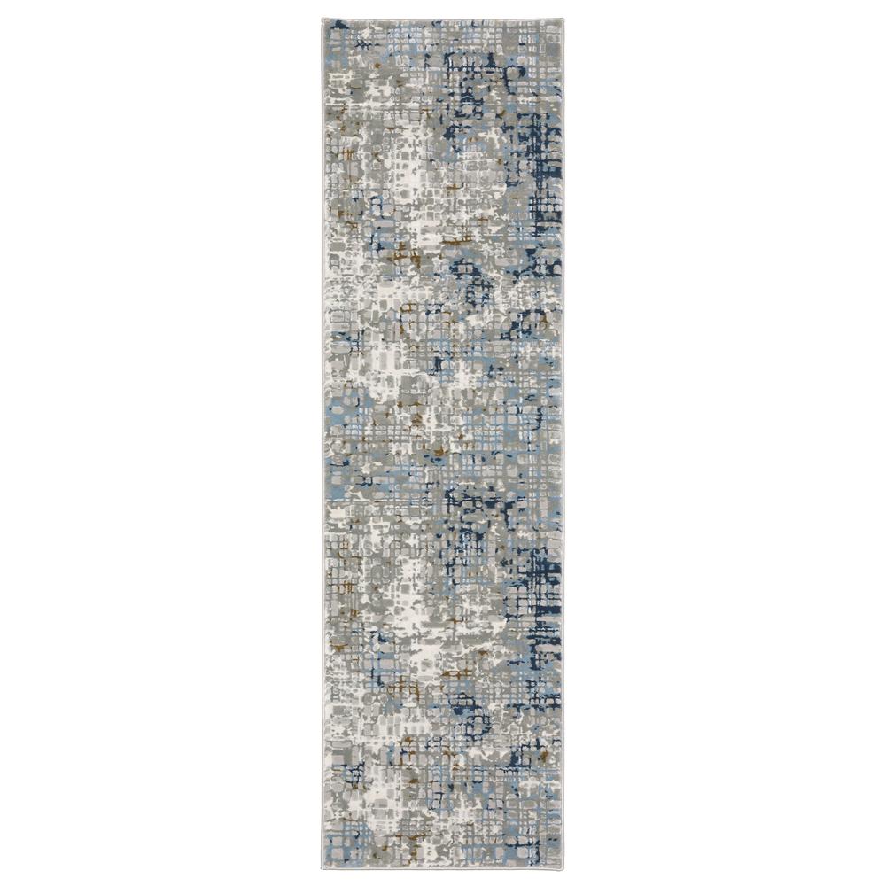 EASTON Blue 2' 3 X  7' 6 Area Rug. Picture 1