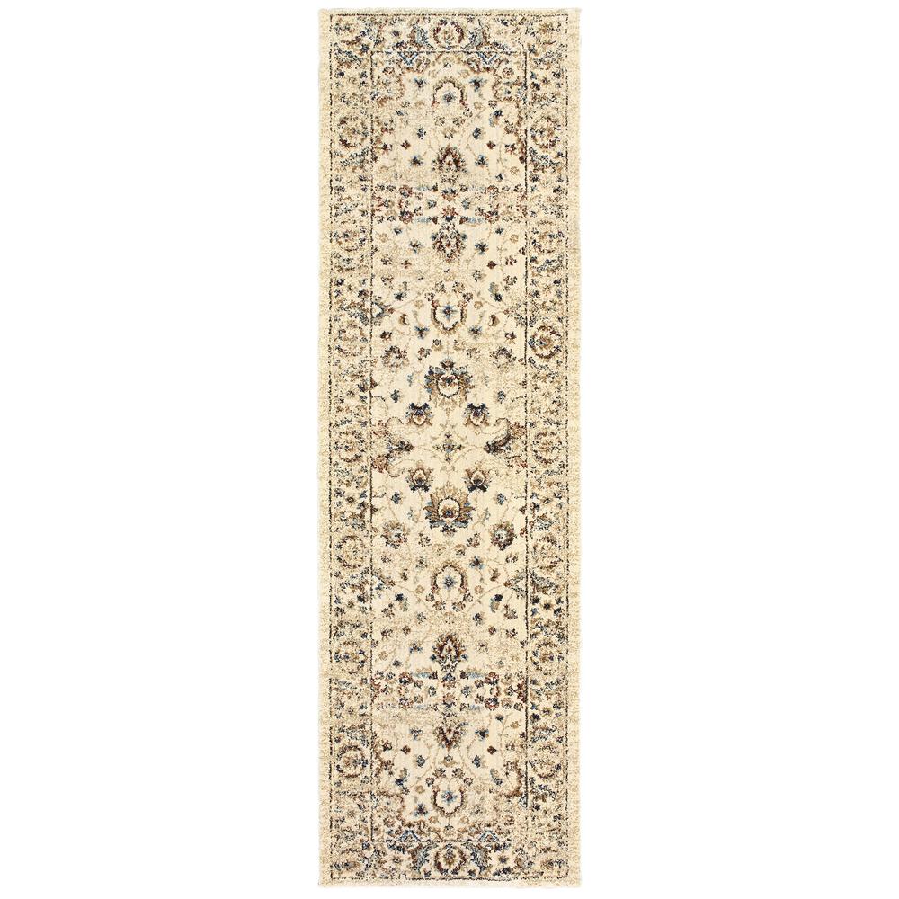 EMPIRE Ivory 2' 3 X  7' 6 Area Rug. Picture 1