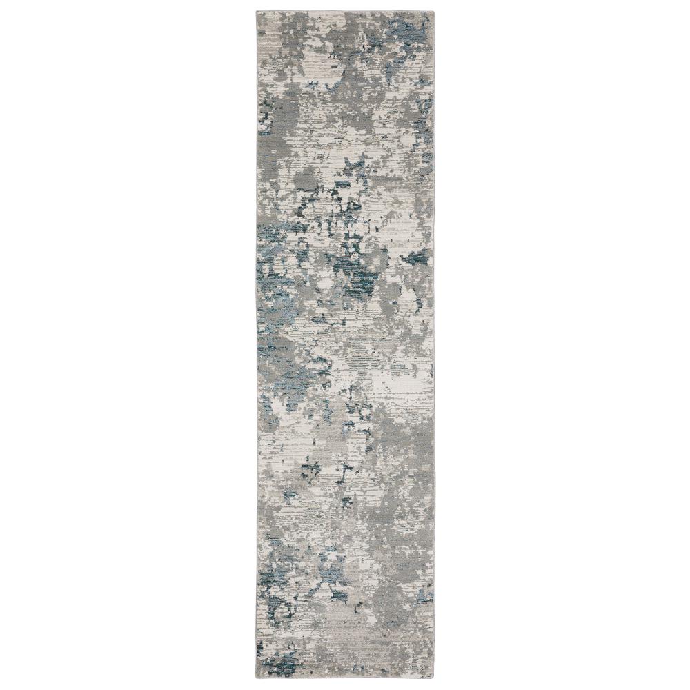 EVOLUTION Grey 2' 3 X  8' Area Rug. Picture 1