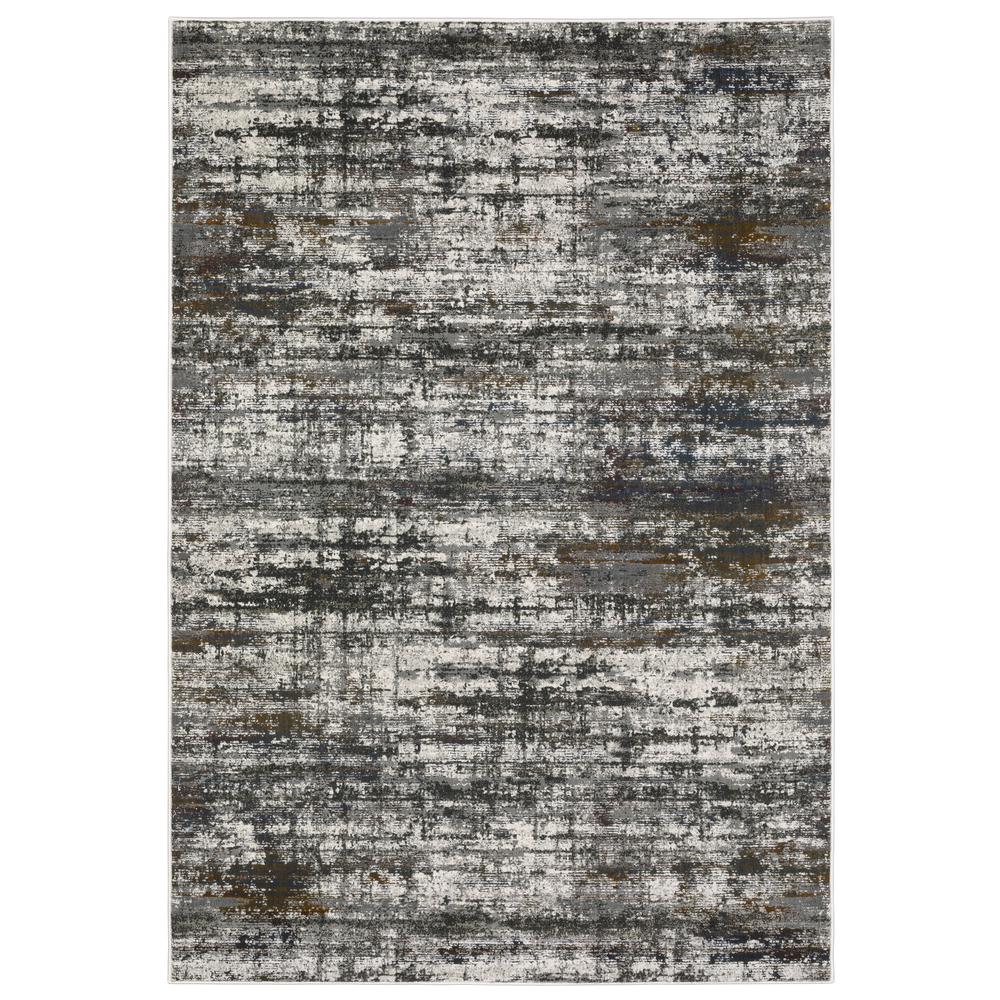 GEMINI Charcoal 3'10 X  5' 5 Area Rug. Picture 1