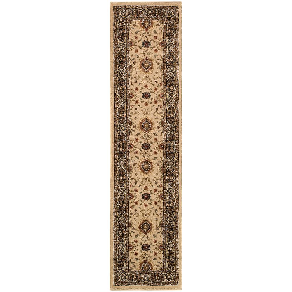 HUDSON Beige 1'10 X  7' 6 Area Rug. Picture 1