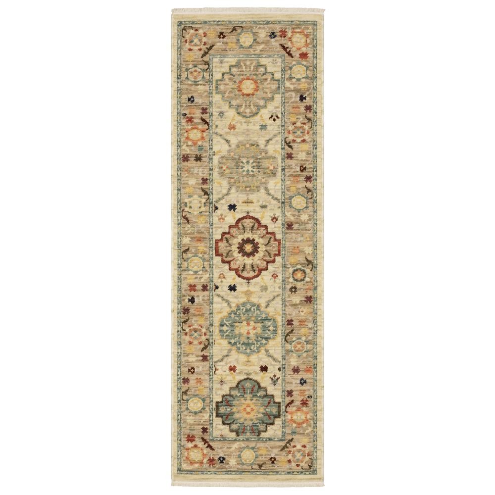 LILIHAN Beige 2' X  6' Area Rug. The main picture.