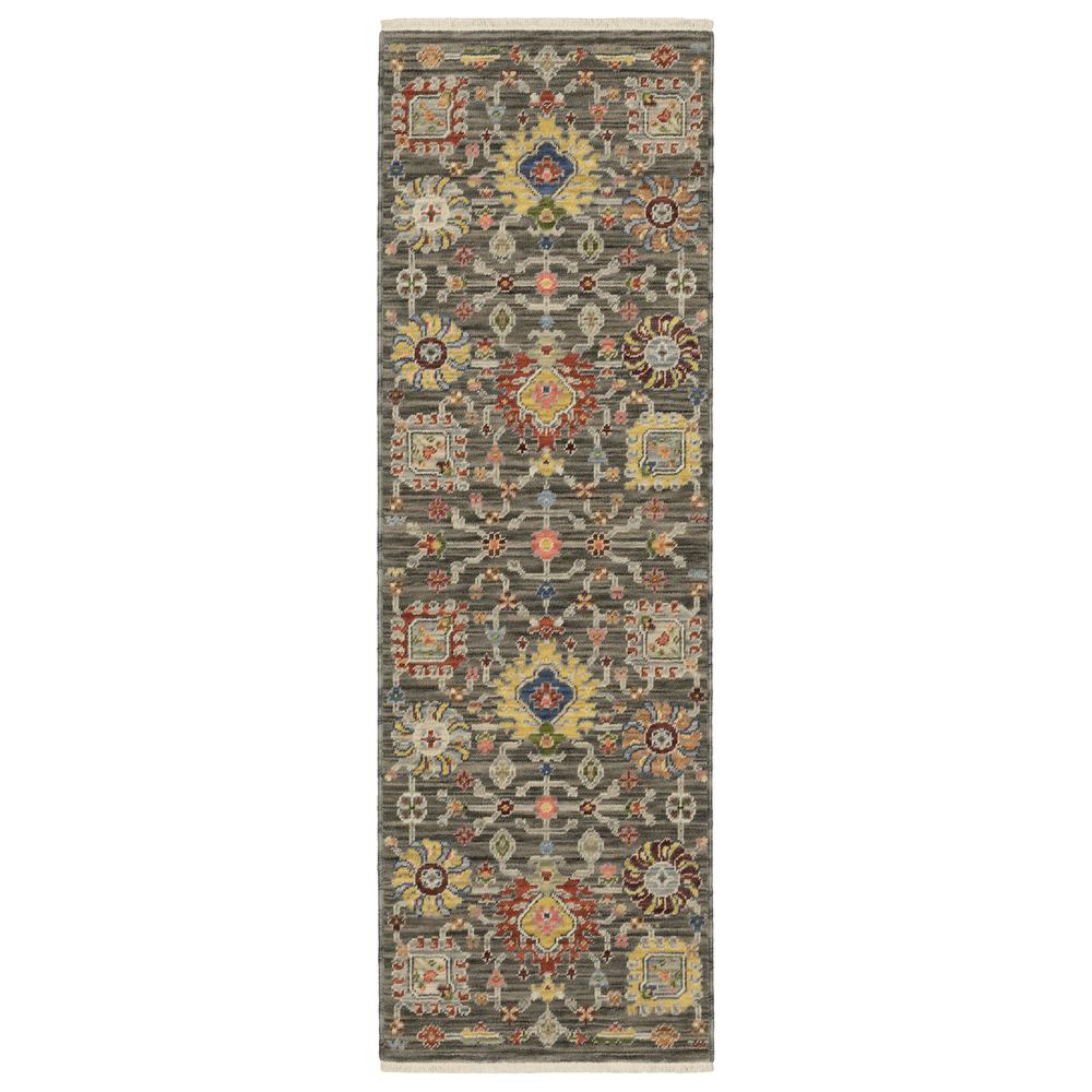 LUCCA Grey 2' X  6' Area Rug. Picture 1