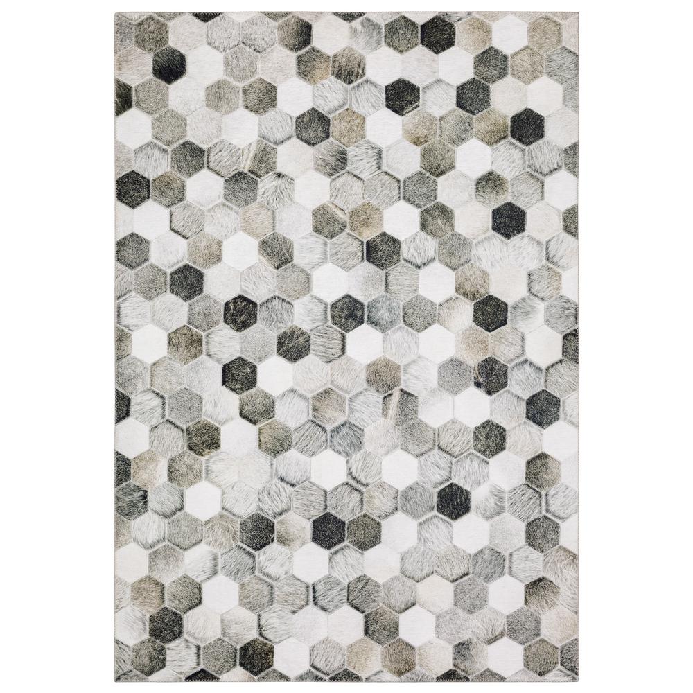 MYERS Grey 5' X  7' Area Rug. Picture 1