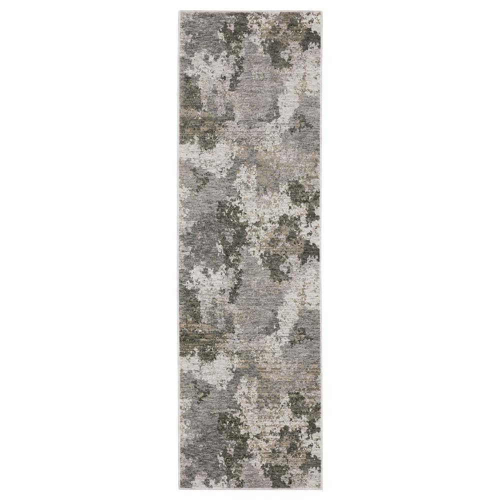 NEBULOUS Grey 2' 3 X  7' 6 Area Rug. Picture 1