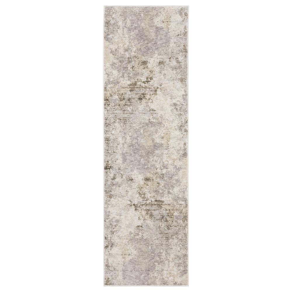 NEBULOUS Ivory 2' 3 X  7' 6 Area Rug. Picture 1