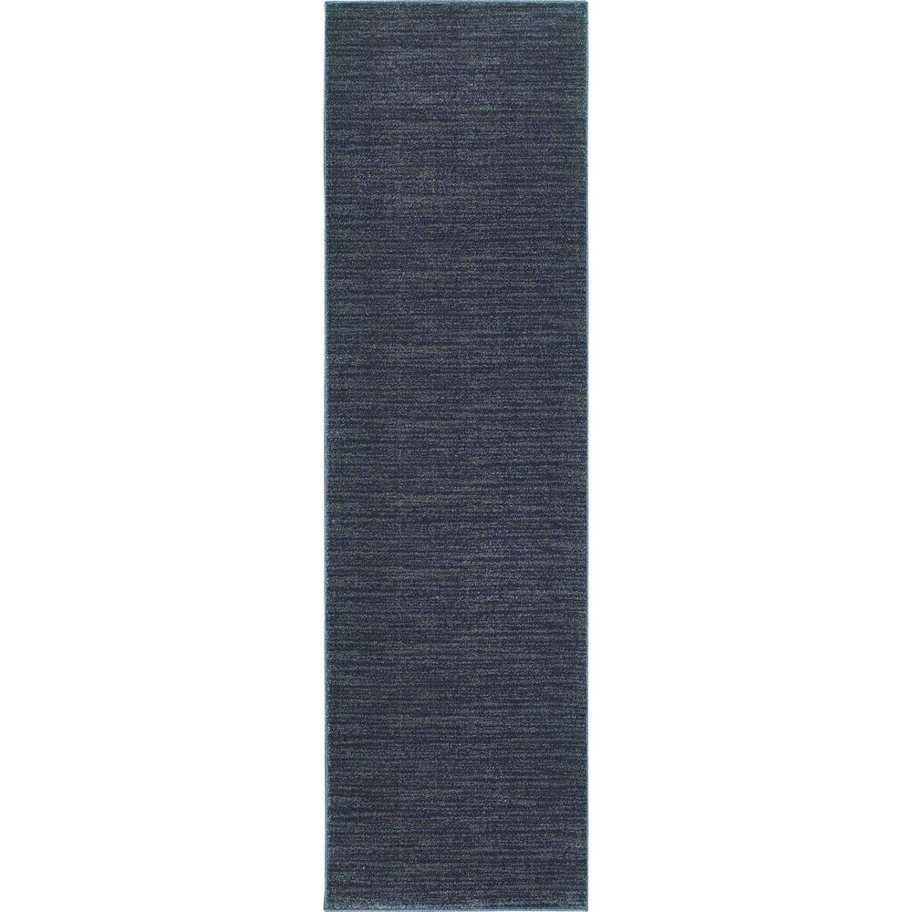 RICHMOND Navy 2' 3 X  7' 6 Area Rug. Picture 1