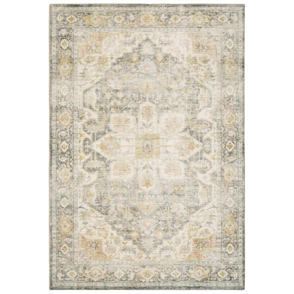 SAVOY Grey 5' 3 X  7' 3 Area Rug. Picture 1