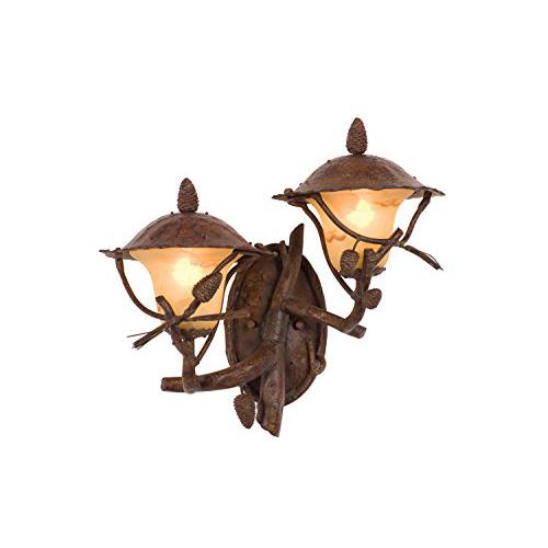 Natural Elegance Outdoor 2-Light Wall Sconce (Right), Belen Kox. Picture 1