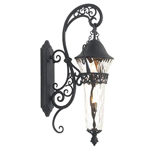 Whimsical Scrollwork Outdoor Medium Wall Sconce, Belen Kox. Picture 1