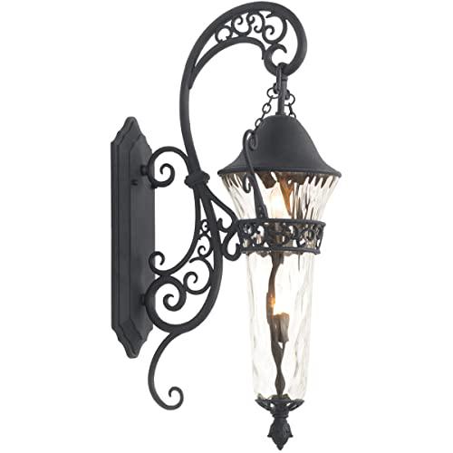 Enchanting Scrollwork Outdoor Large Wall Sconce, Belen Kox. Picture 1