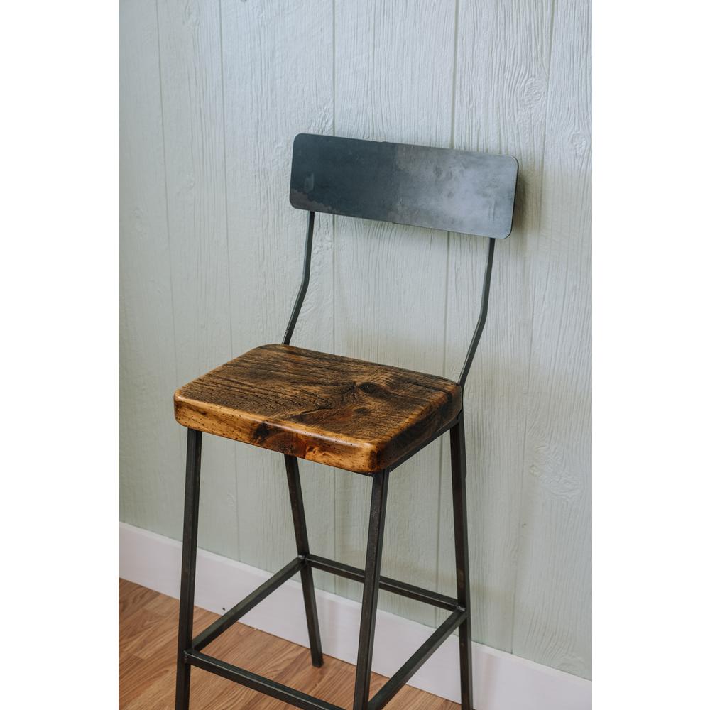 Industrial Farm 36" Bar Stool. Picture 8