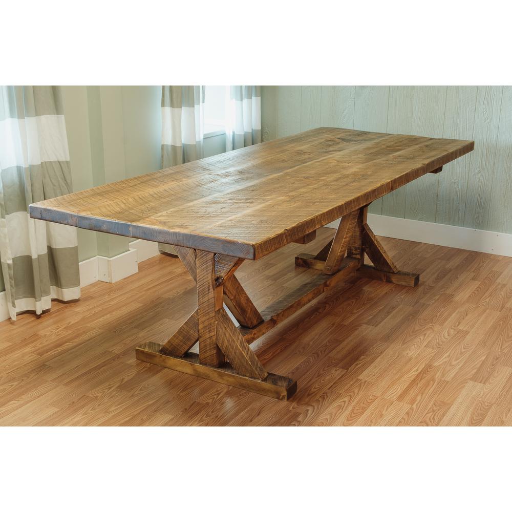 Reclaimed Harvest Dining Table. Picture 20