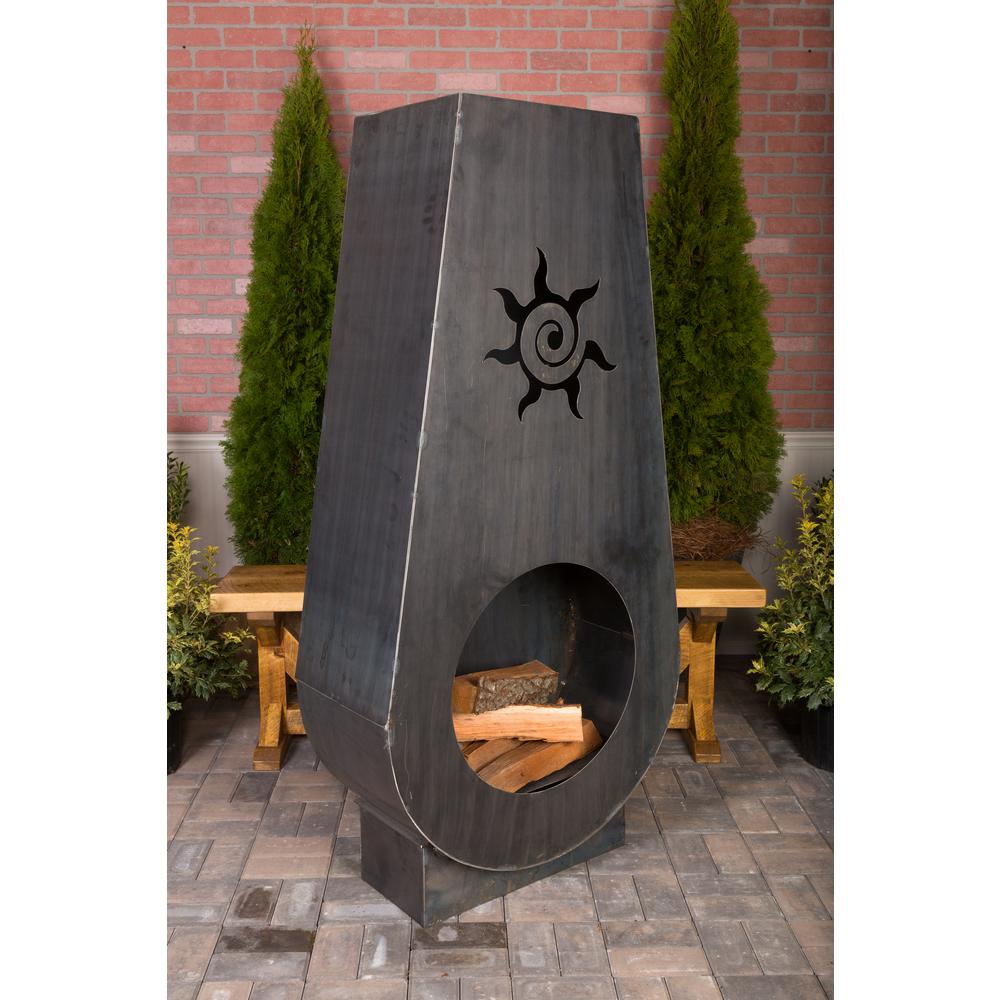 Suns Fire Outdoor Fireplace. Picture 8