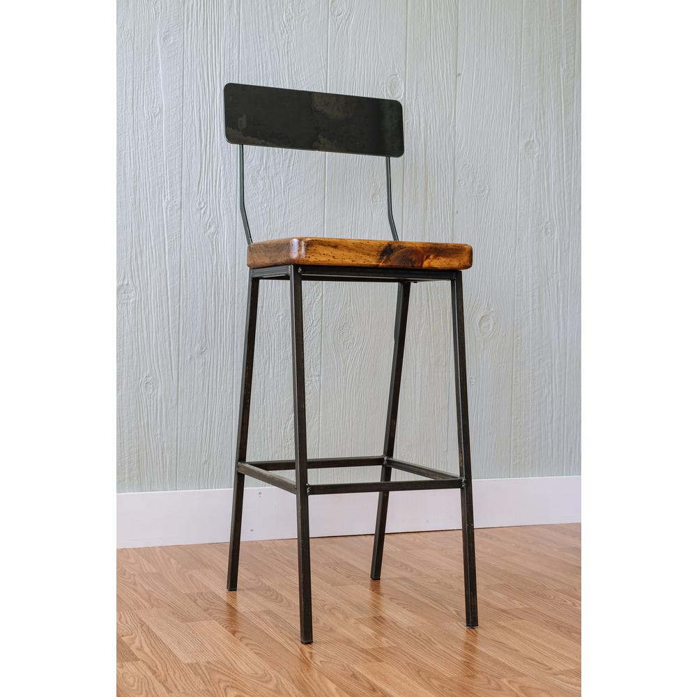 Industrial Farm 36" Bar Stool. Picture 7