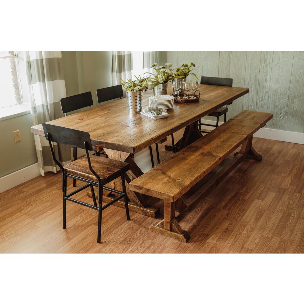 Reclaimed Harvest Dining Table. Picture 11
