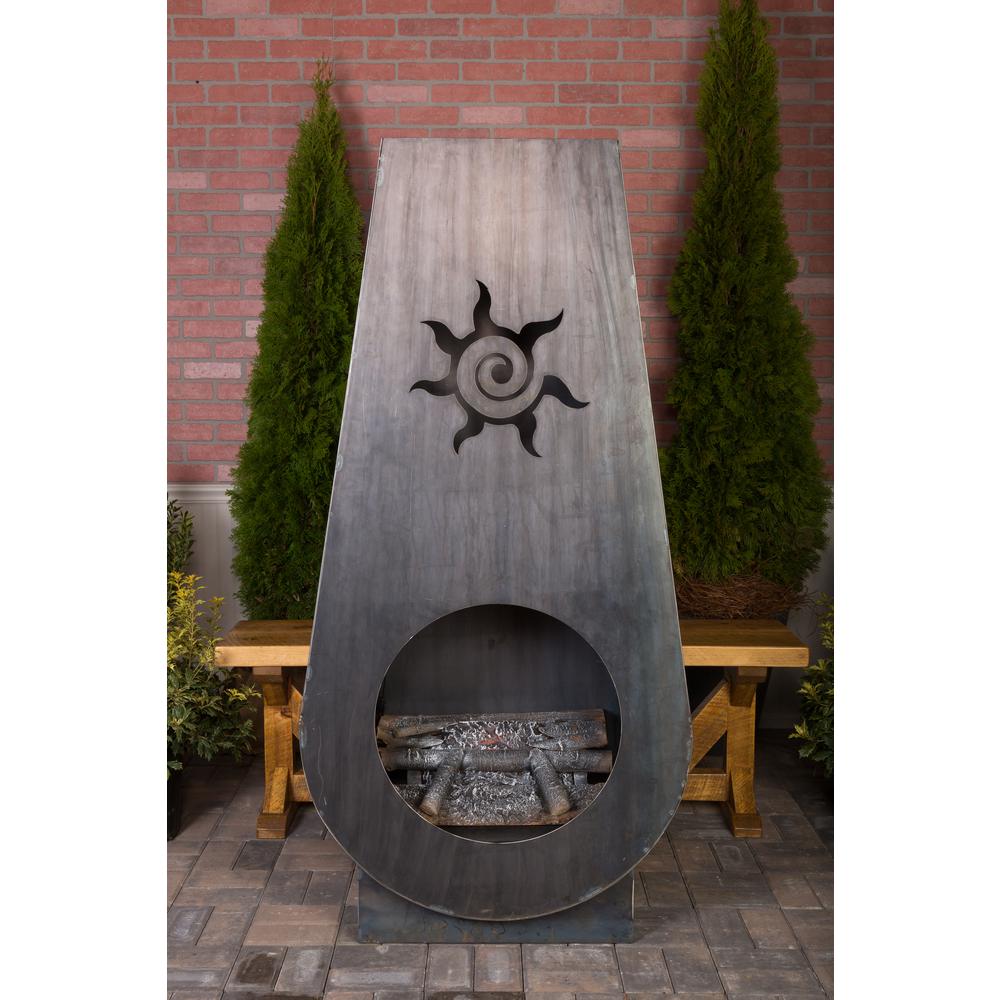 Suns Fire Outdoor Fireplace. Picture 6