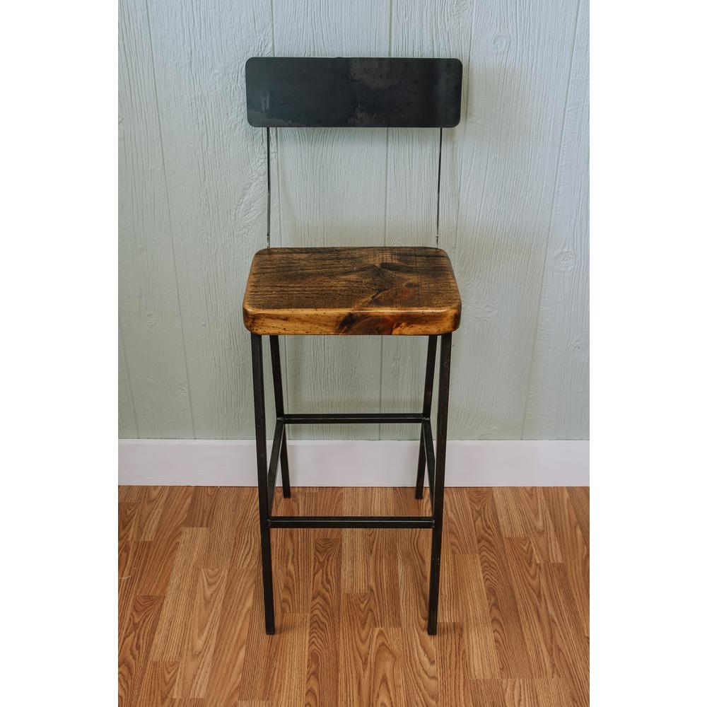 Industrial Farm 36" Bar Stool. Picture 3