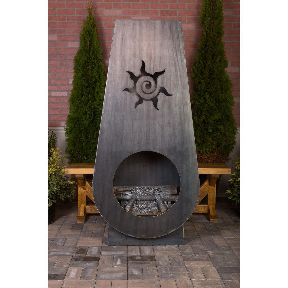 Suns Fire Outdoor Fireplace. Picture 9