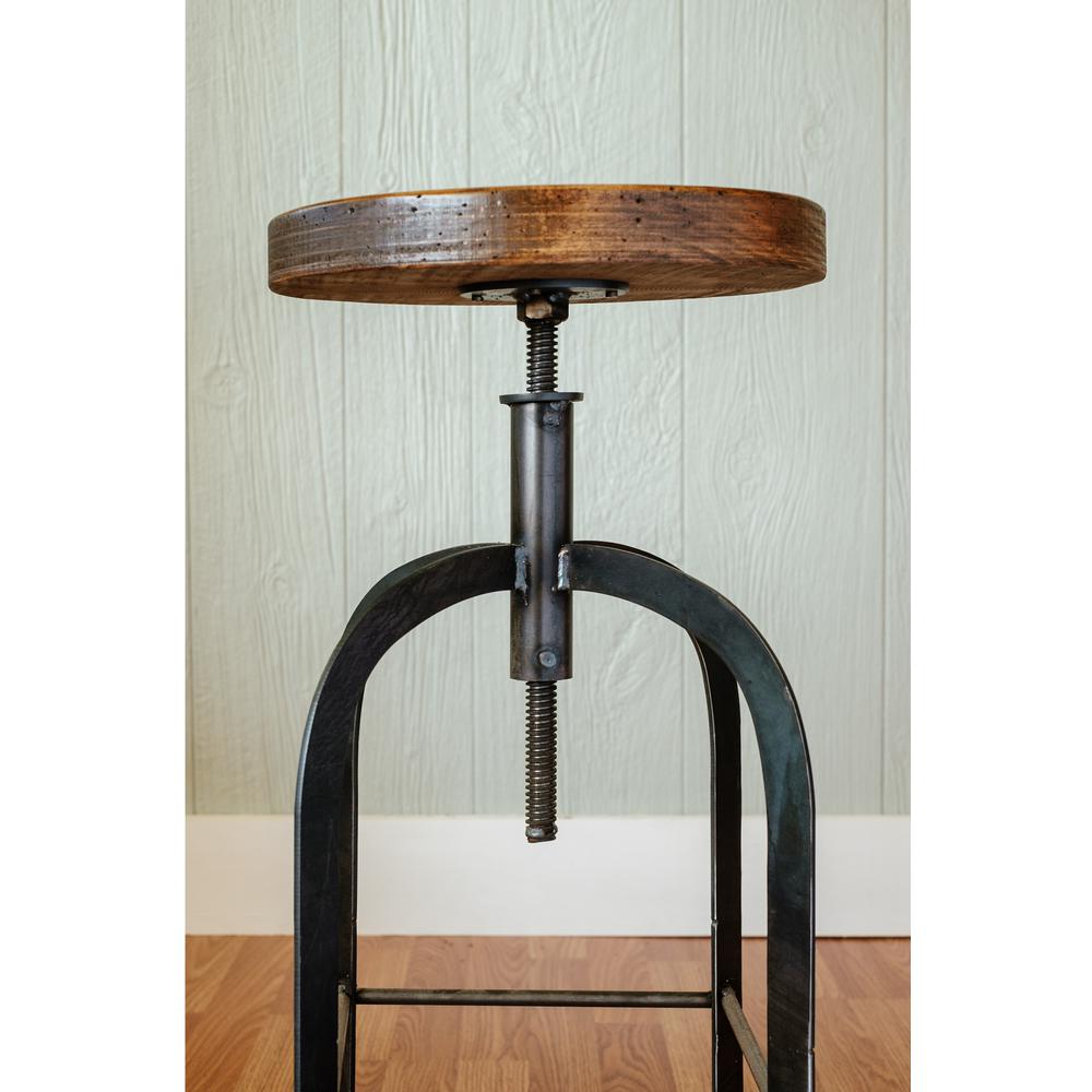 Industrial Swivel Stool. Picture 4