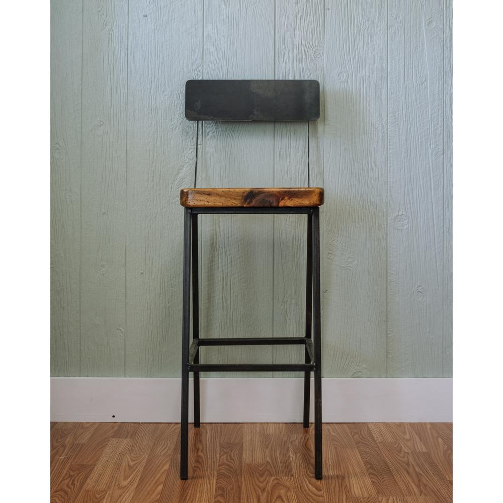 Industrial Farm 36" Bar Stool. Picture 6