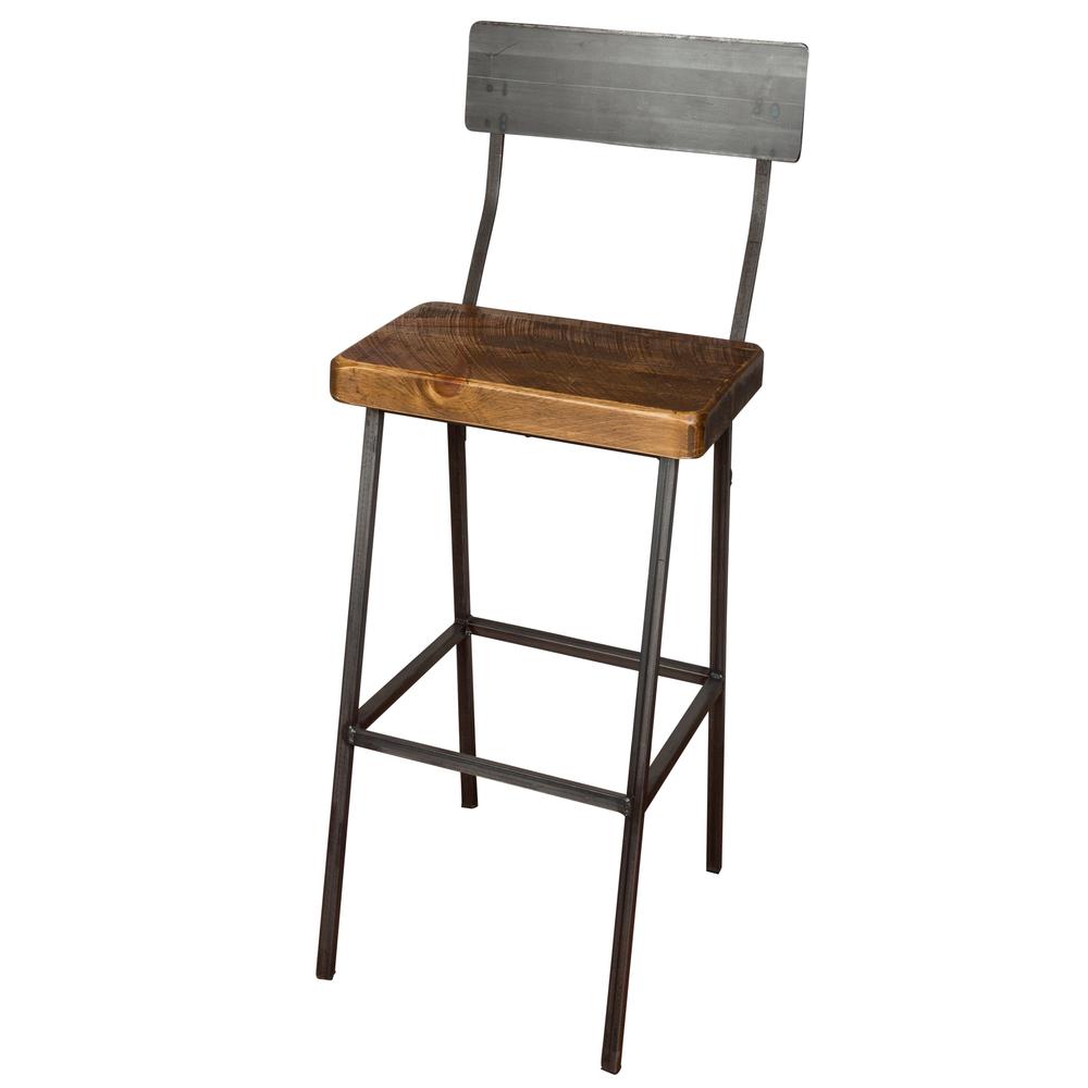 Industrial Farm 36" Bar Stool. Picture 1