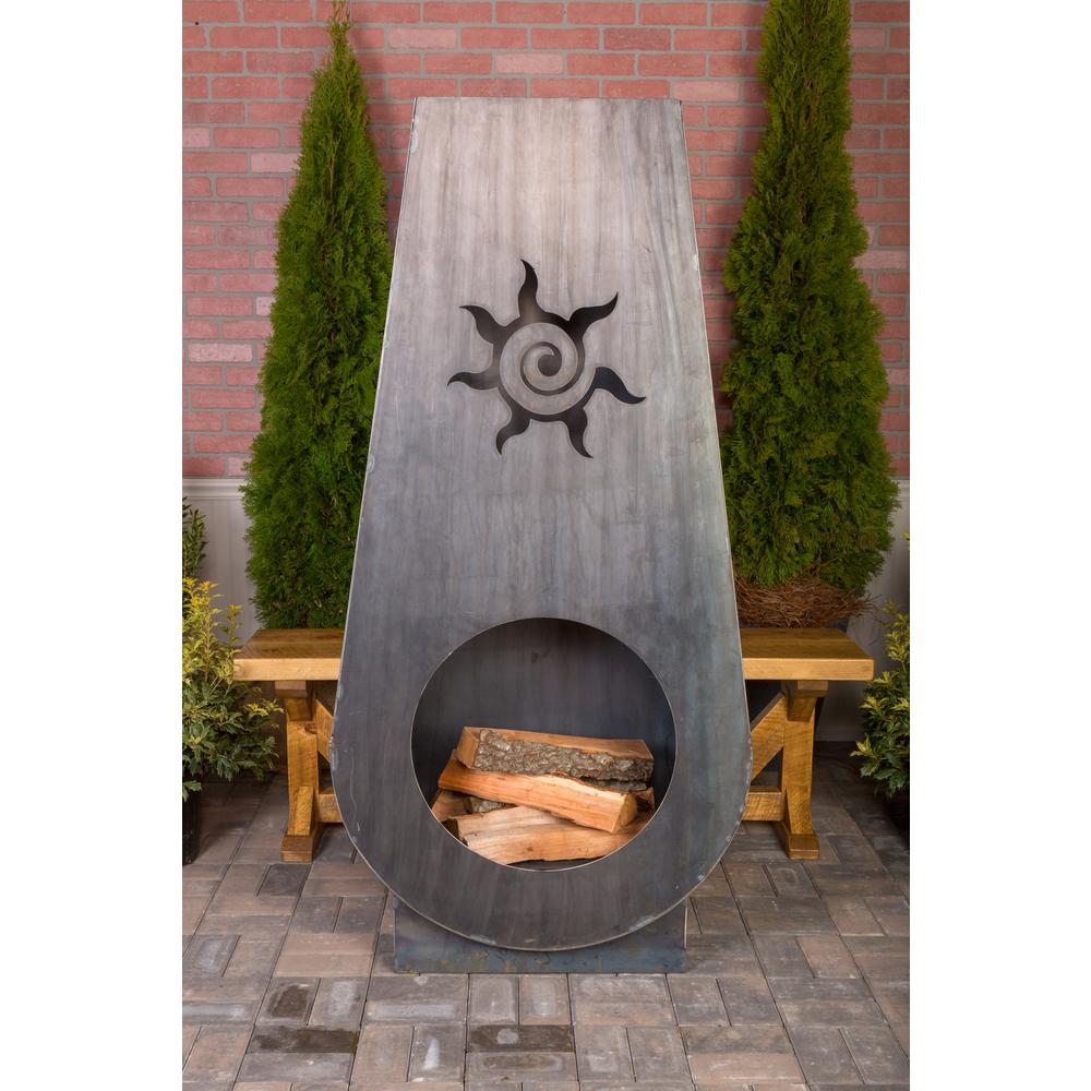 Suns Fire Outdoor Fireplace. Picture 4