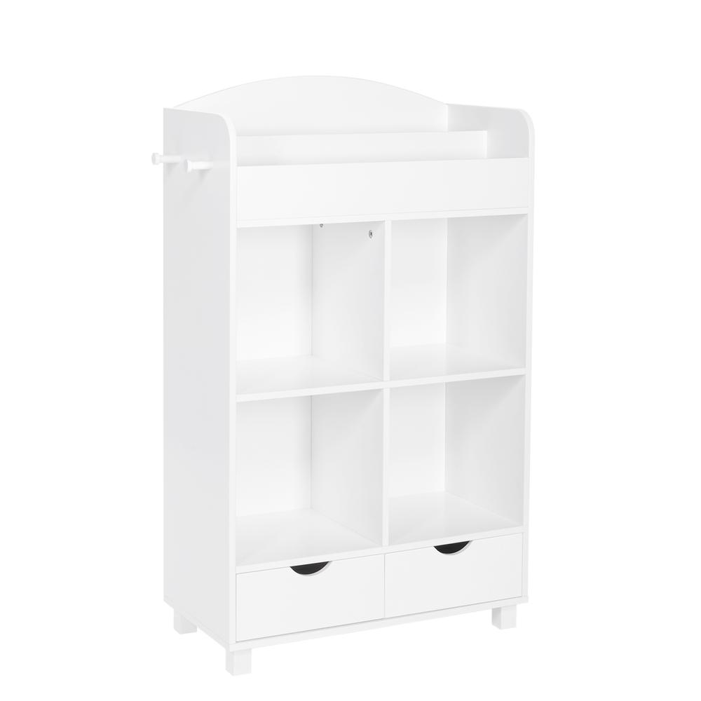Book Nook Kids Cubby Storage Cabinet with Bookrack. Picture 1