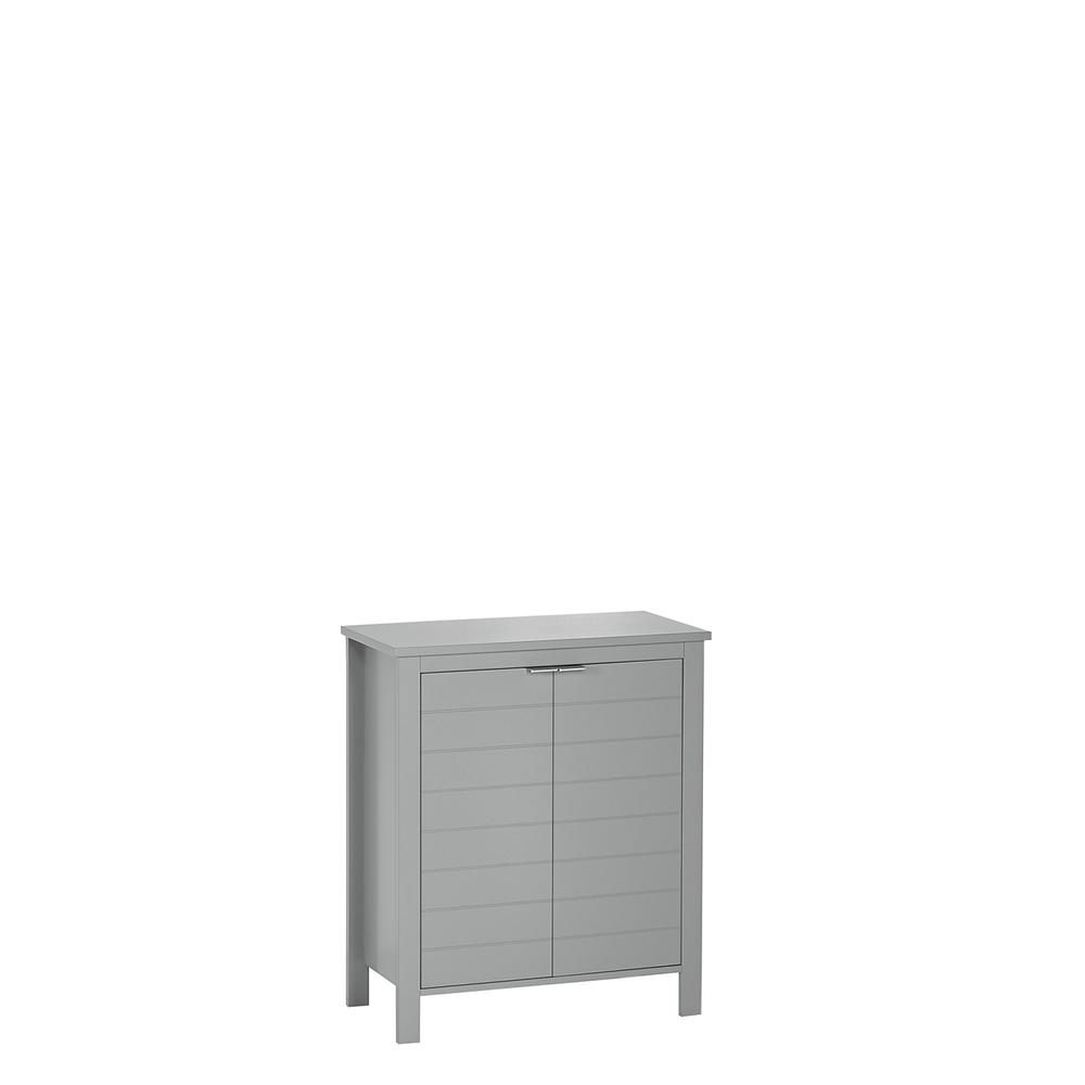 Madison Two-Door Floor Cabinet, Gray. Picture 2