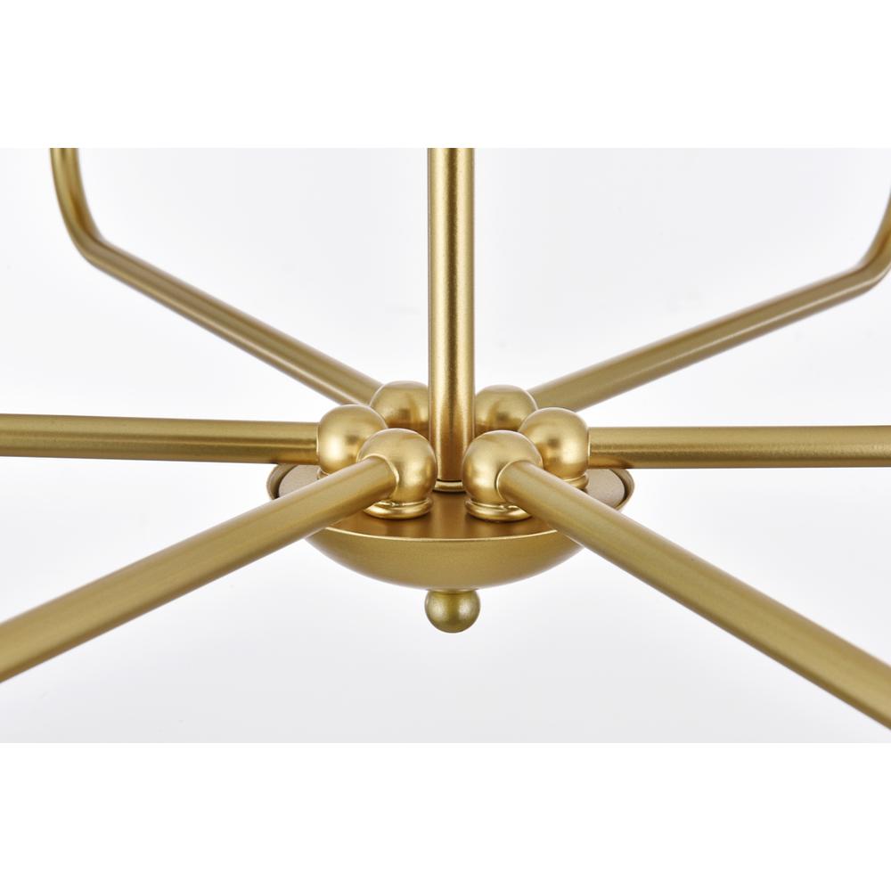 Cohen 36 Inch Pendant In Brass. Picture 3