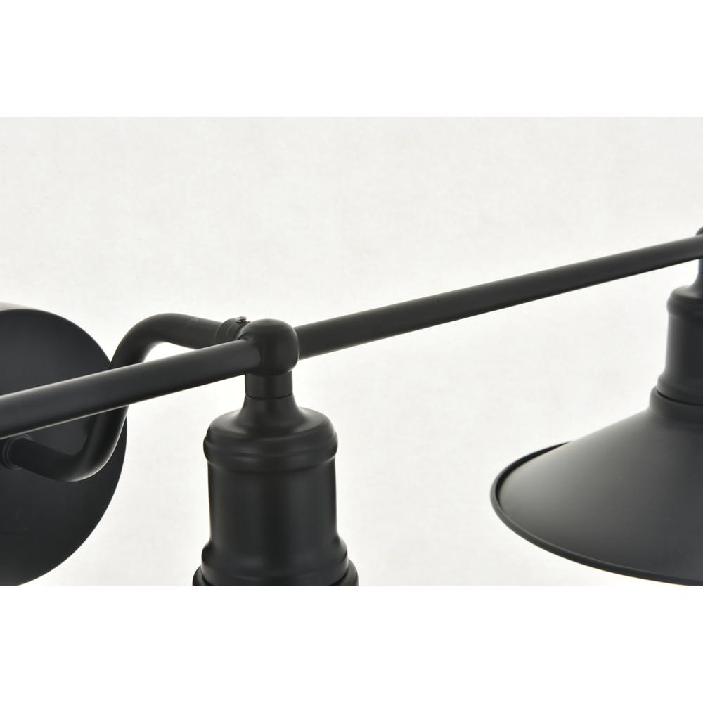 Etude 3 Light Black Wall Sconce. Picture 9