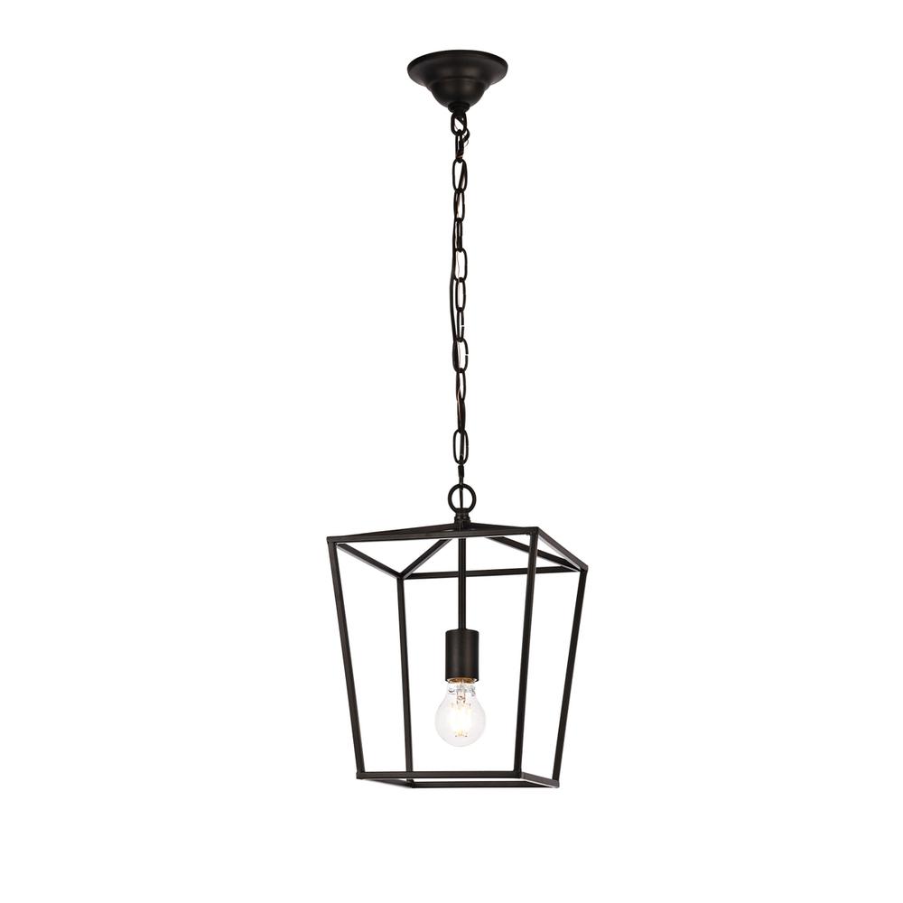Maddox Collection Pendant D9.75 H14.5 Lt:1 Black Finish. Picture 2