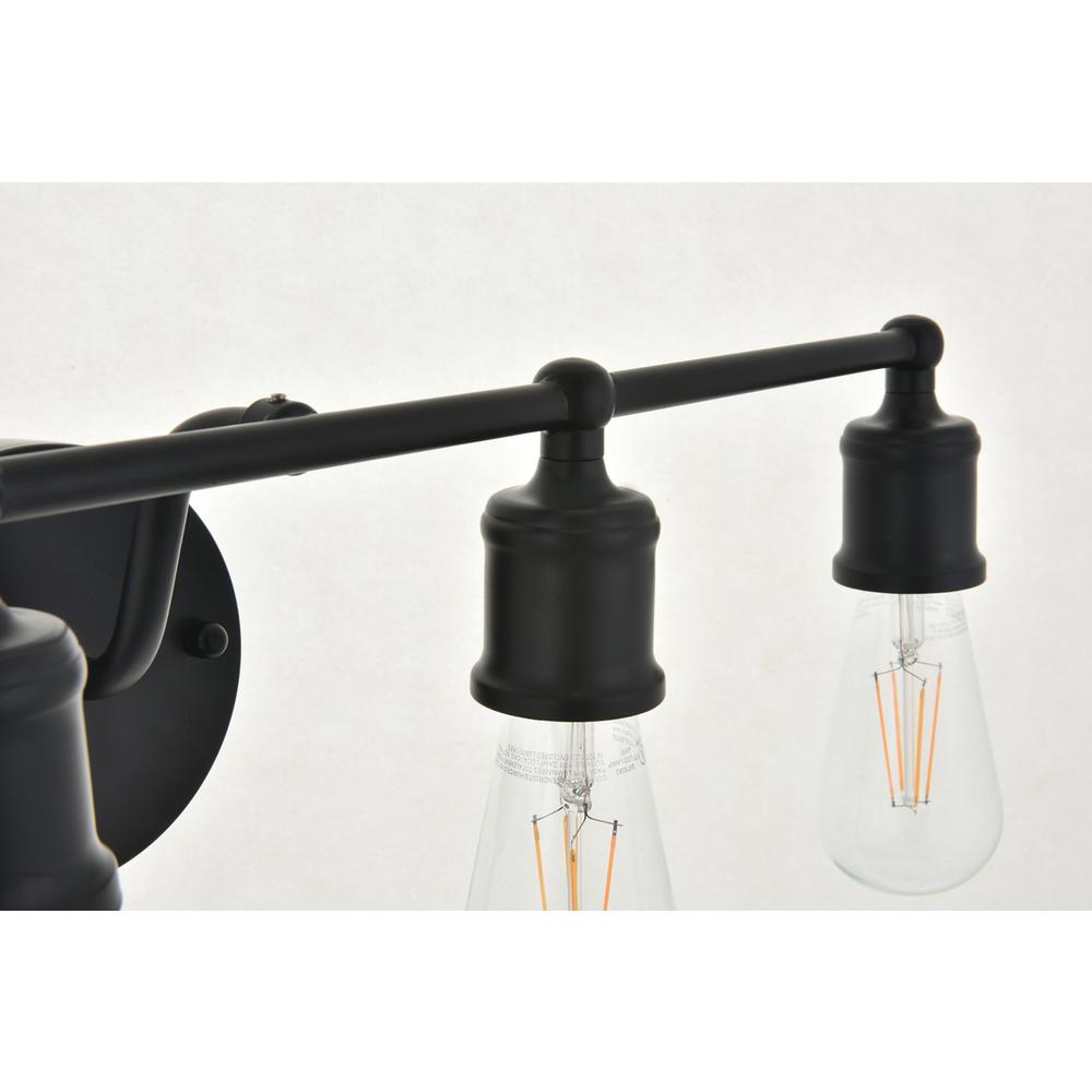 Serif 4 Light Black Wall Sconce. Picture 8