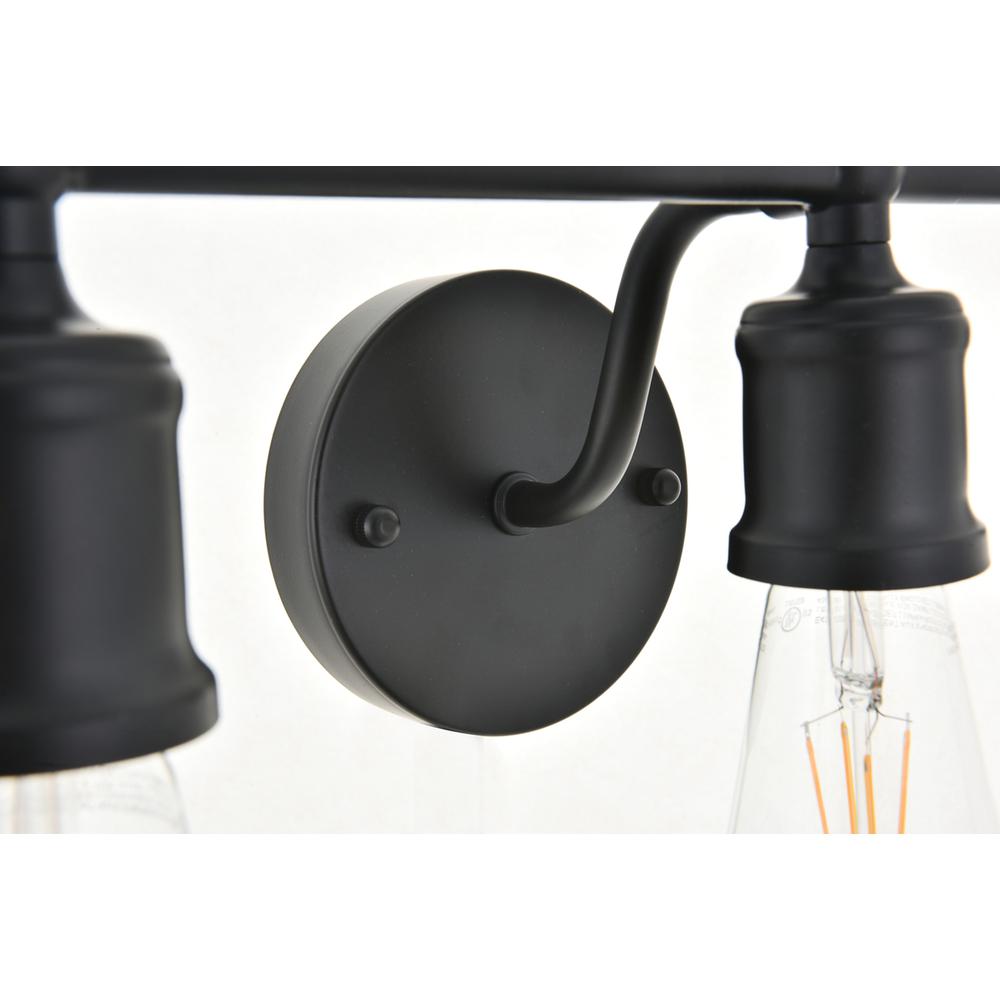 Serif 5 Light Black Wall Sconce. Picture 9