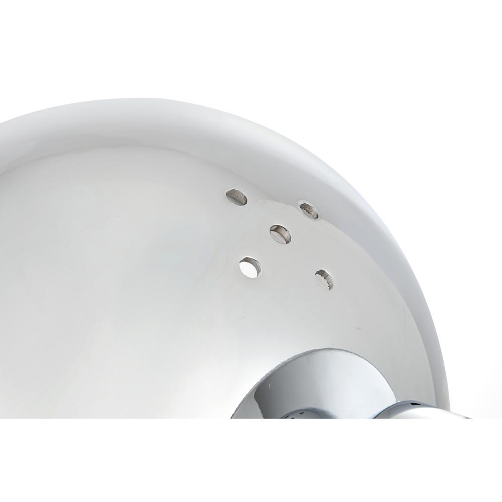 Majesty 4 Light Chrome And Frosted White Bath Sconce. Picture 4