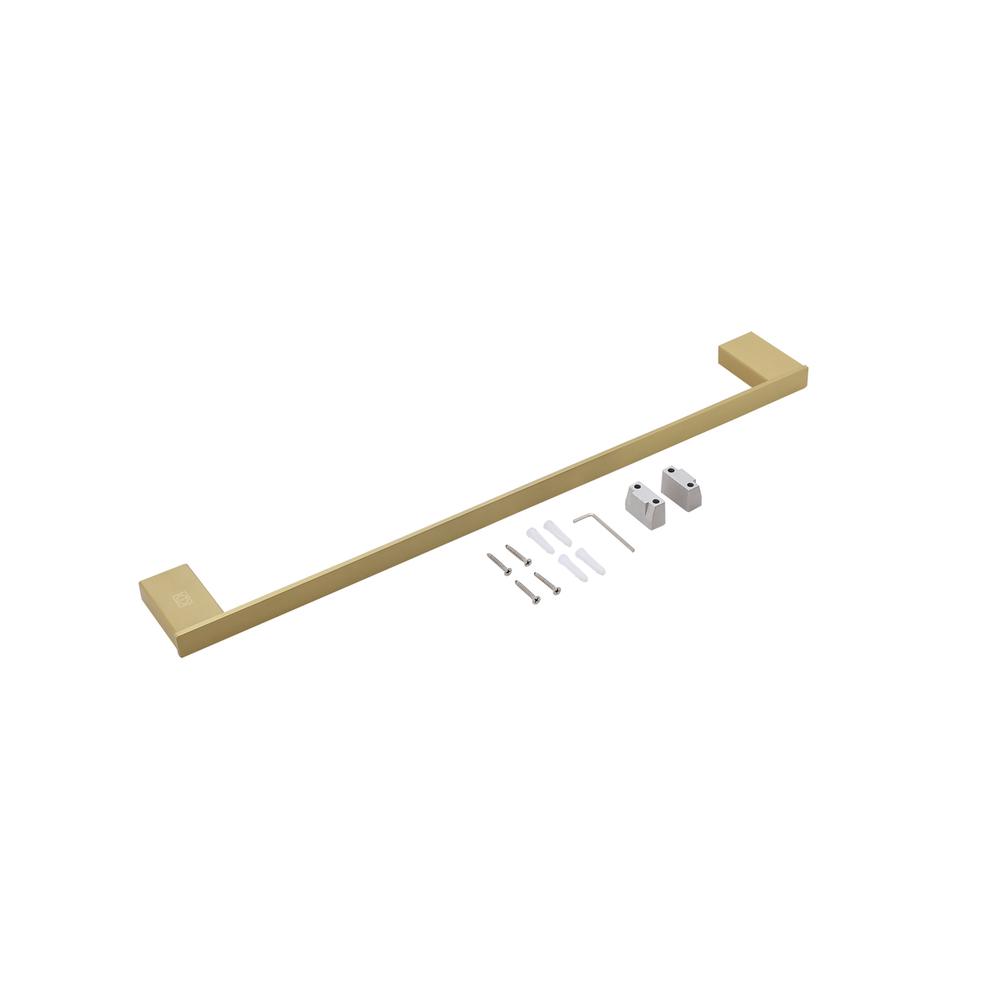 Sofia 2-Piece Bathroom Hardware Set In Brushed Gold. Picture 5