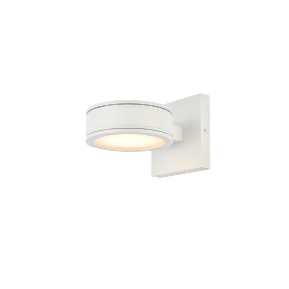 Raine Integrated Led Wall Sconce In White. Picture 6