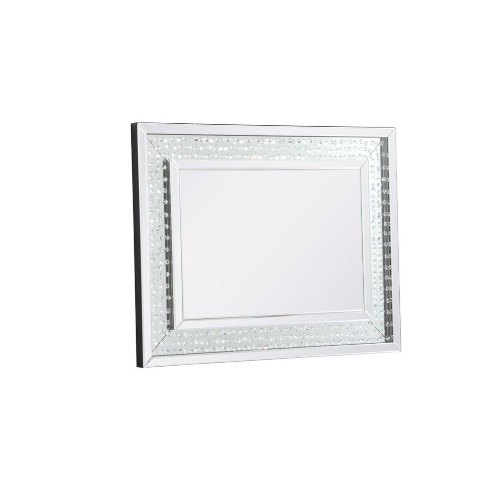 Sparkle Collection Crystal Mirror 28 X 36 Inch. Picture 7