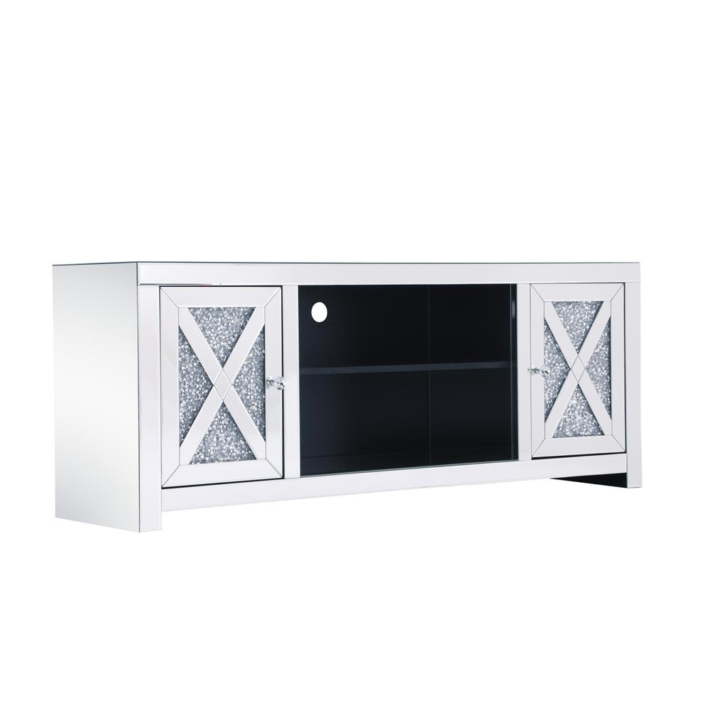 59 In. Crystal Mirrored Tv Stand. Picture 8