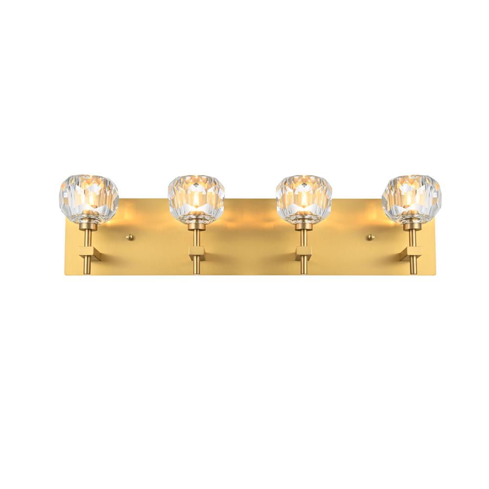 Graham 4 Light Wall Sconce In Gold. Picture 1