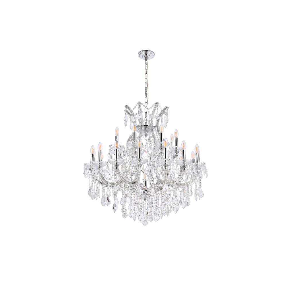 Maria Theresa 24 Light Chrome Chandelier Clear Royal Cut Crystal. Picture 6
