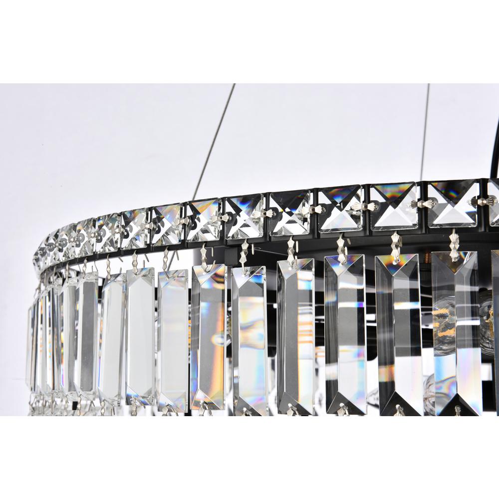 Maxime 28 Inch Black Chandelier. Picture 5