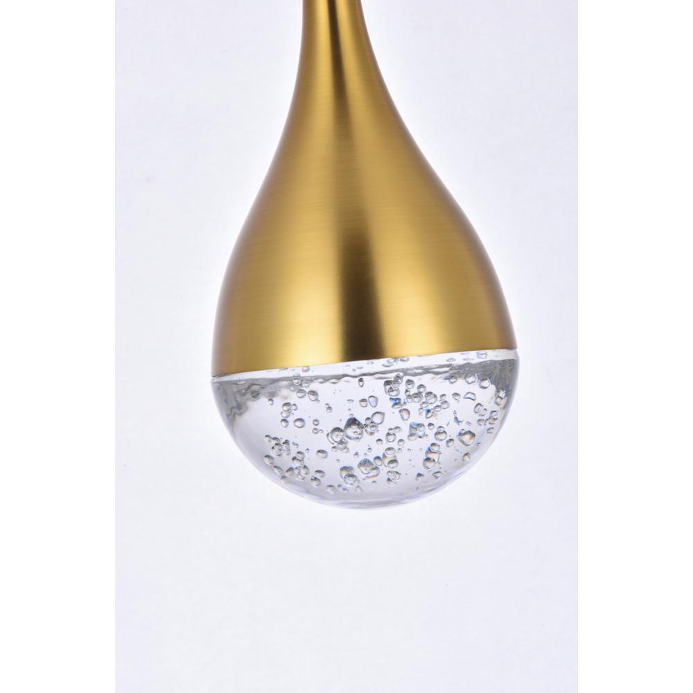 Amherst 24 Inch Led Pendant In Satin Gold. Picture 4