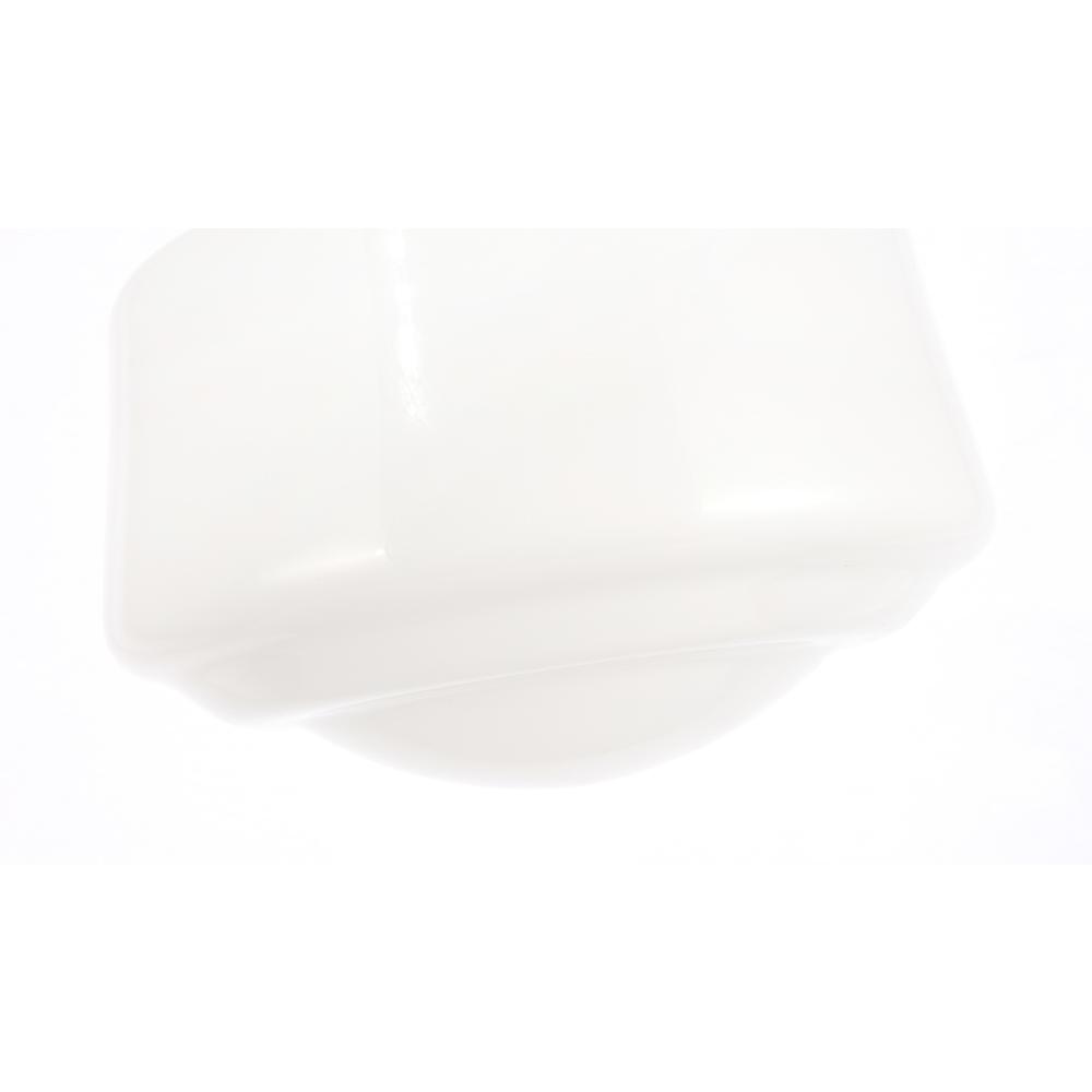 Lyle 1 Light Black And Frosted White Glass Flush Mount. Picture 10