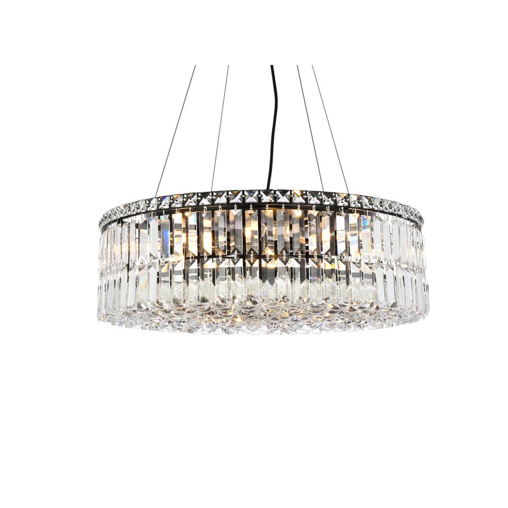Maxime 24 Inch Black Chandelier. Picture 2