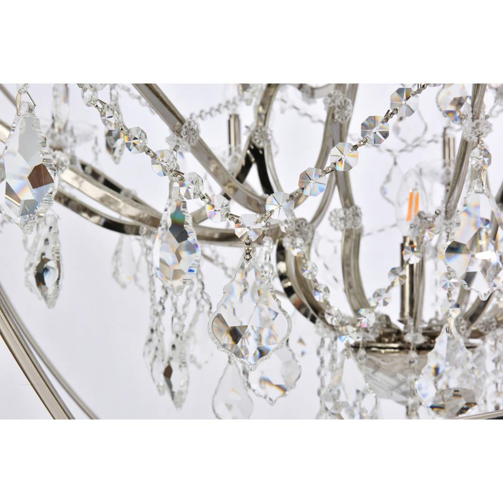 Geneva 25 Light Polished Nickel Chandelier Clear Royal Cut Crystal. Picture 5