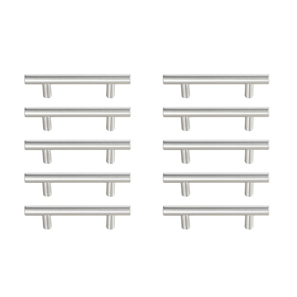 Quinn 3" Center To Center Brushed Nickel Bar Pull Multipack (Set Of 10). Picture 1