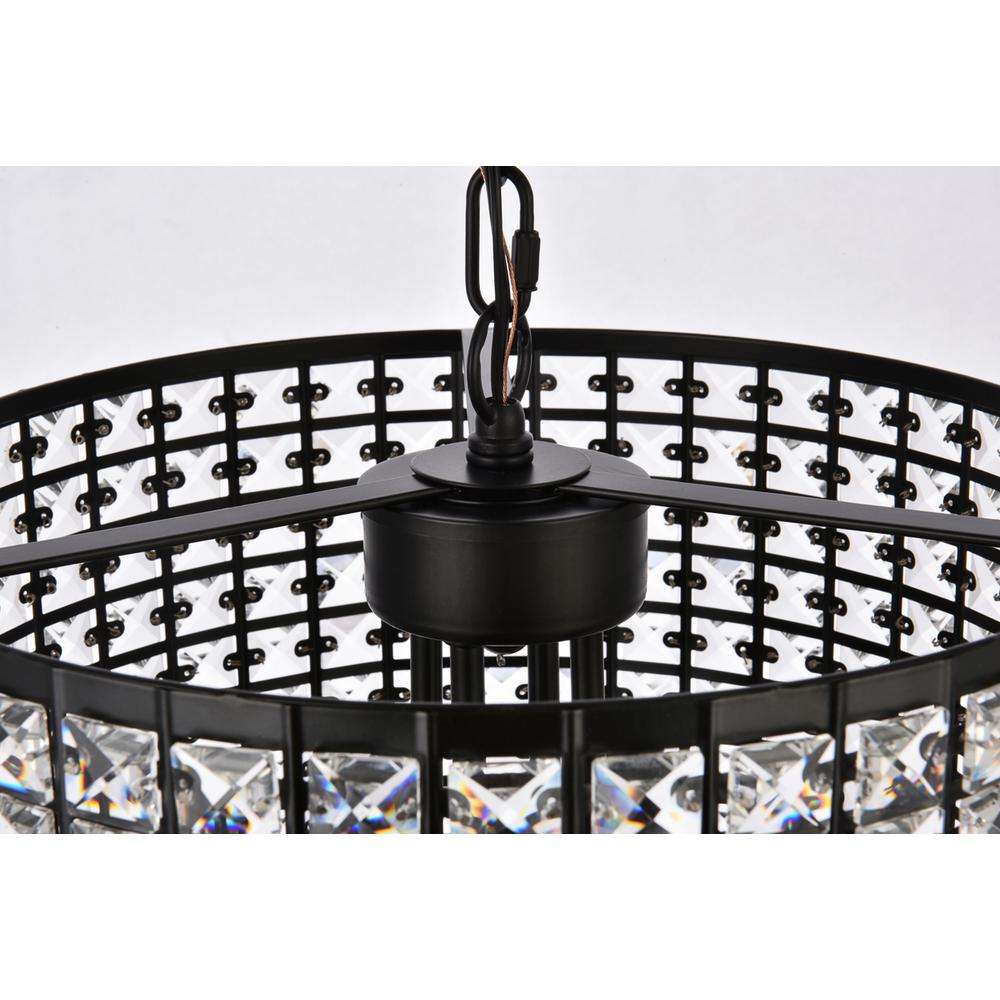 Elise 14 Inch Pendant In Black. Picture 6