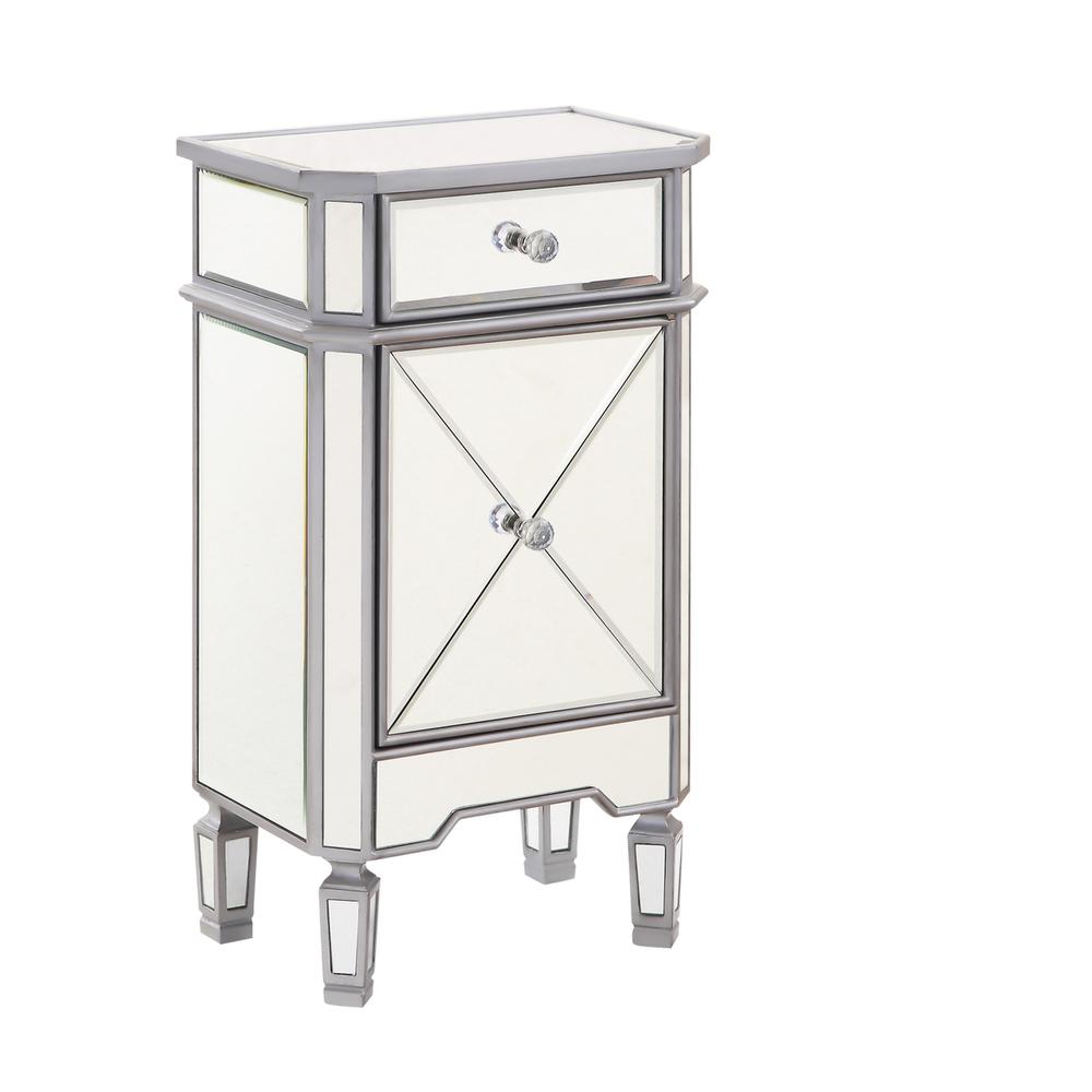 Vanity Table 42 In. X 18 In. X 31 In. In Silver Paint. Picture 4