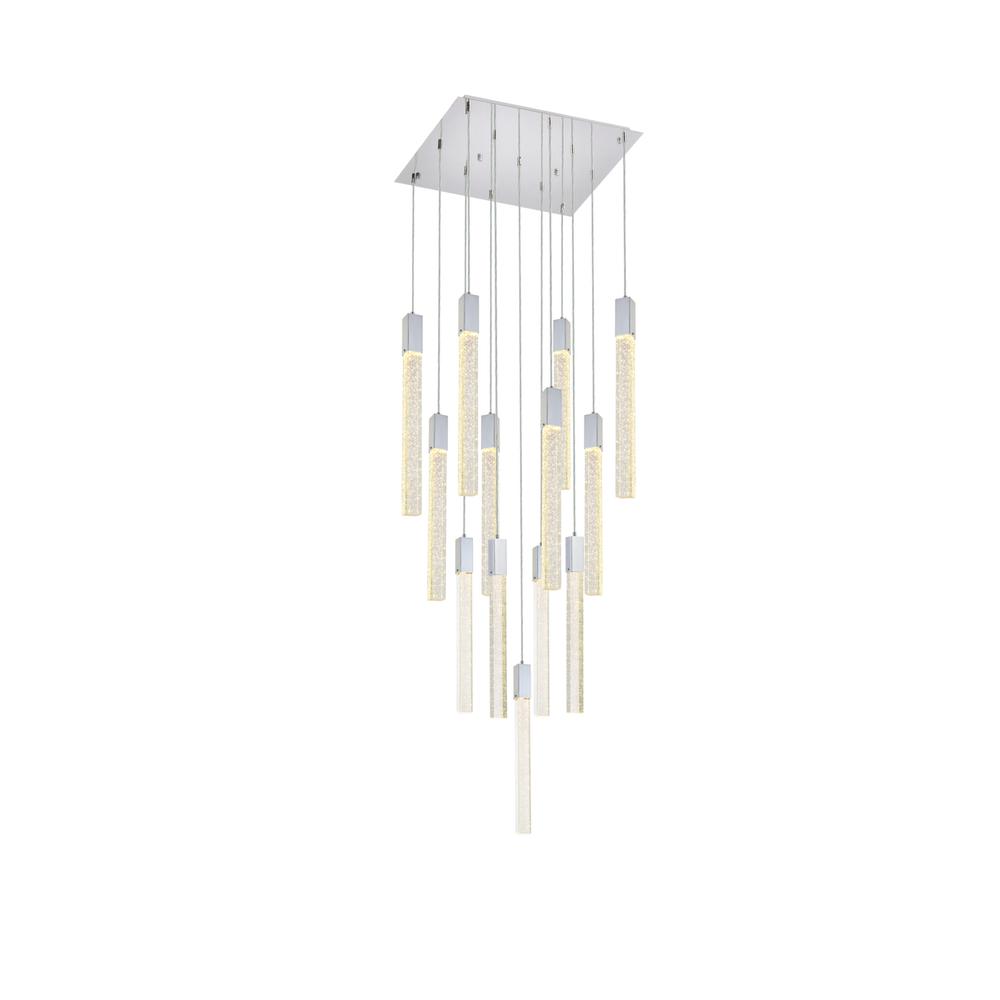 Weston 13 Lights Pendant In Chrome. Picture 1